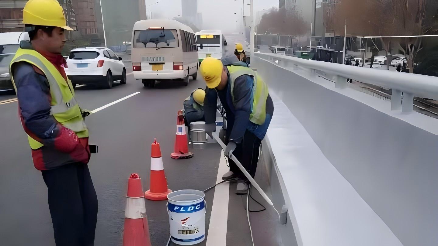 富萊德防腐涂層系統(tǒng)解決混凝土防撞護欄防腐難題