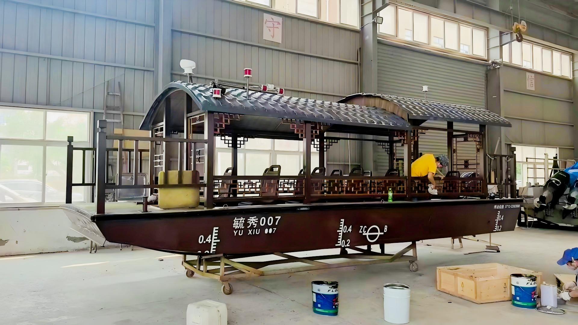 護航水上風景線，富萊德涂料定制畫舫游船觀光船防護方案